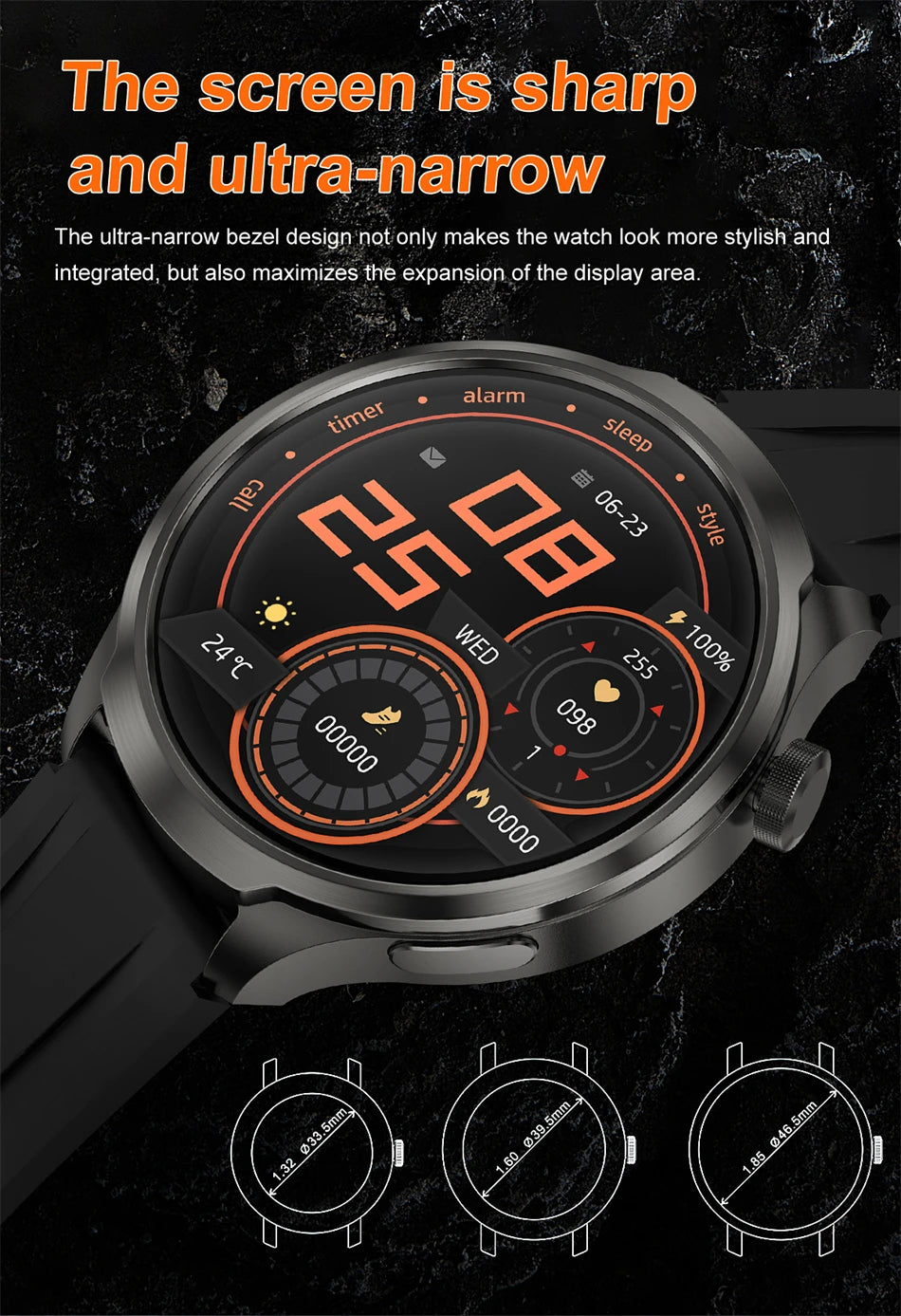 Huawei 1.85" Sport Smartwatch – GPS & Heart Rate
