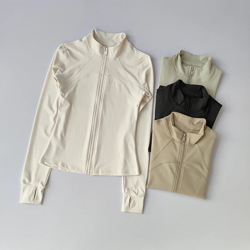 Women’s High-End Long Sleeve Yoga & Running Jacket