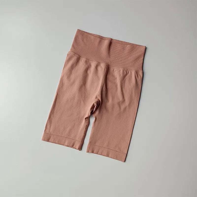 Women’s High Waist Yoga & Fitness Shorts – Tummy Control