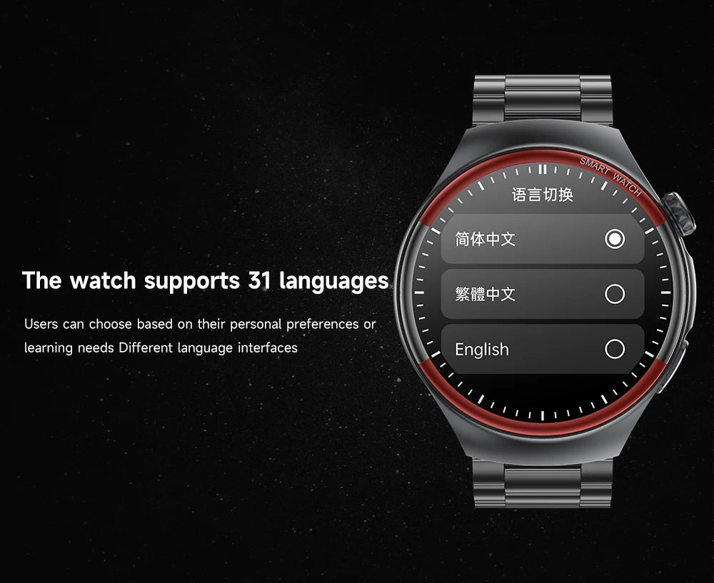 2025 Nursing Health Laser Smartwatch – Blood Pressure & Heart Monitor