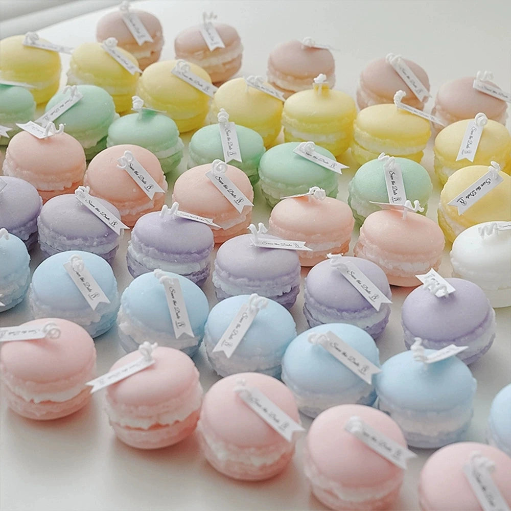 Macaron-Shaped Soy Wax Scented Candle