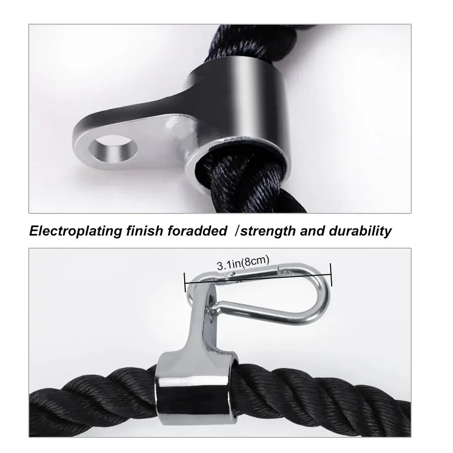 Triceps Lowering Rope – Fitness Pull Down Handles