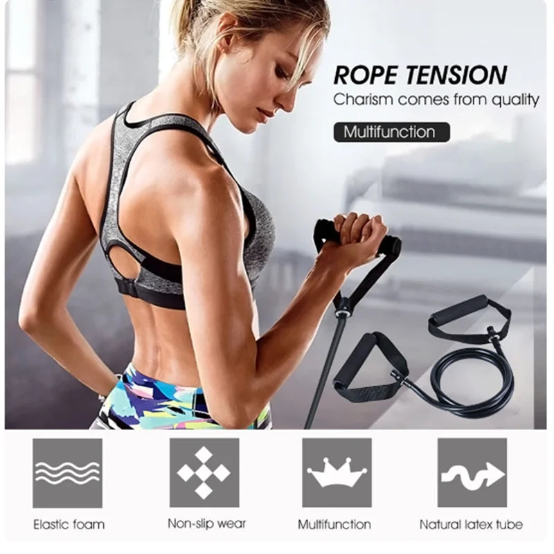 Resistance Bands with Handles – Strength & Home Workout
