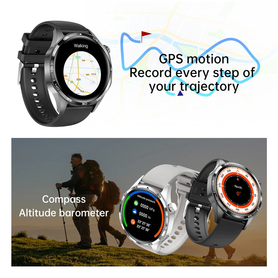 Huawei GT5 Pro GPS Smartwatch – AMOLED Heart Rate