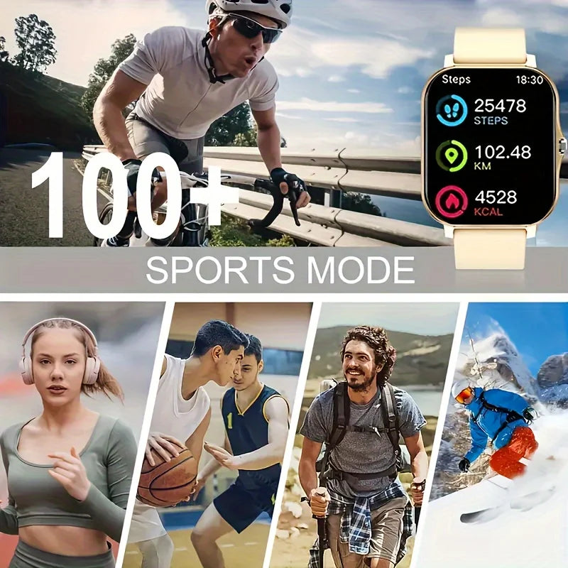 KESHUYOU 2025 Smartwatch – Call, Messages & Fitness Tracking