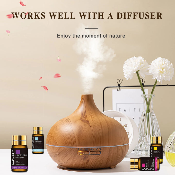 MAYJAM 35-Piece Essential Oils Set for Diffuser & Home