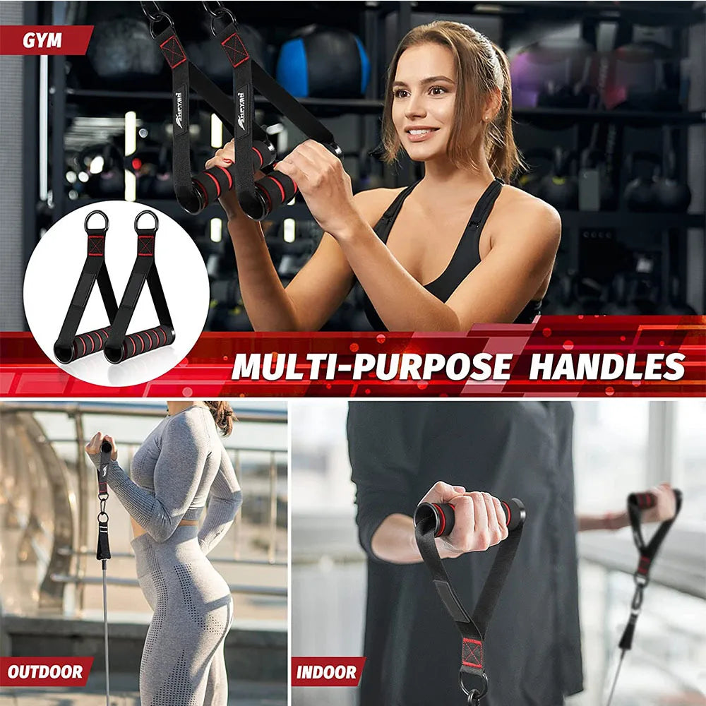 Triceps Lowering Rope – Fitness Pull Down Handles