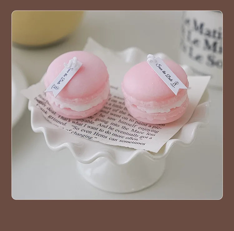 Macaron-Shaped Soy Wax Scented Candle
