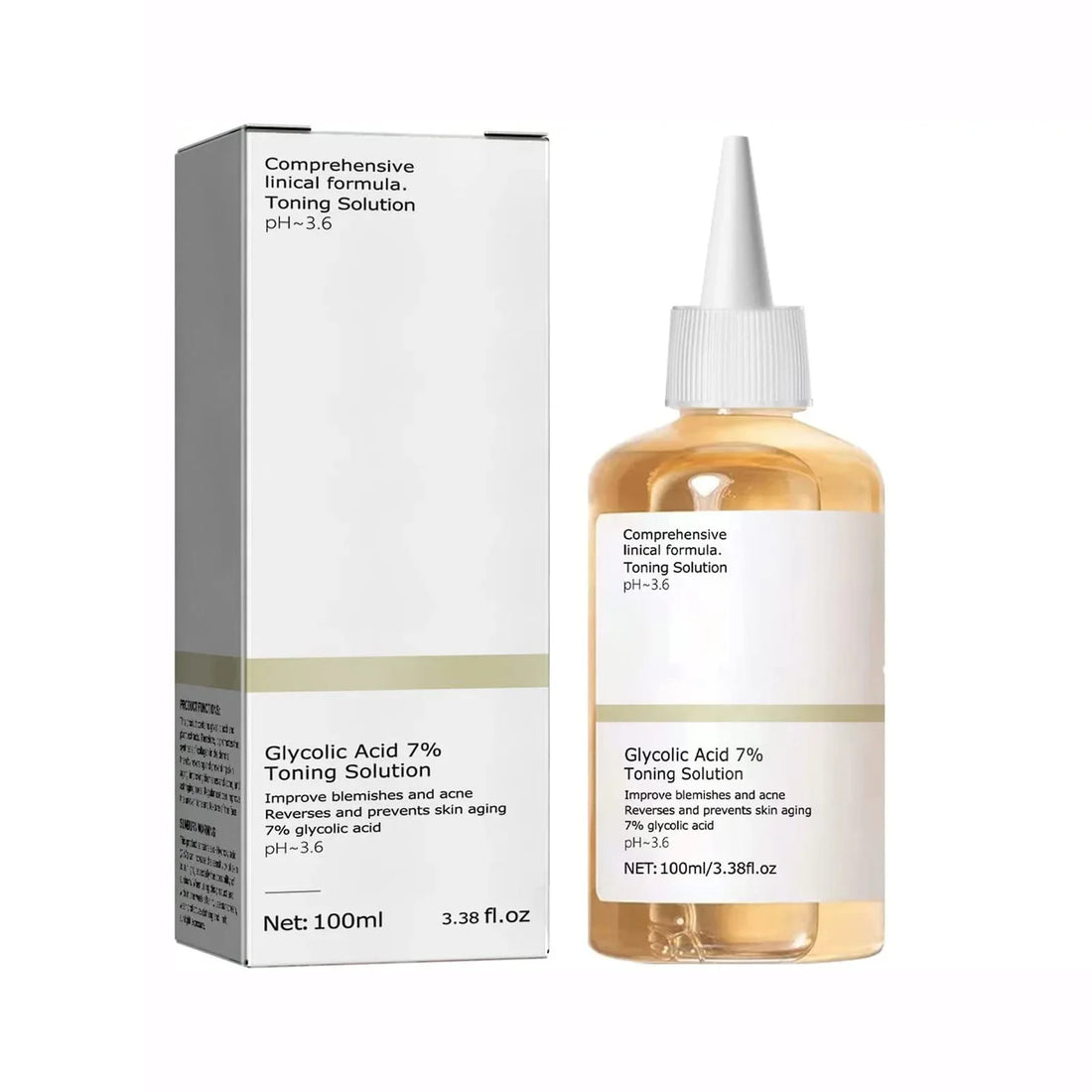 Glycolic Acid 7% Exfoliating Toning Solution – Acne & Skin Renewal