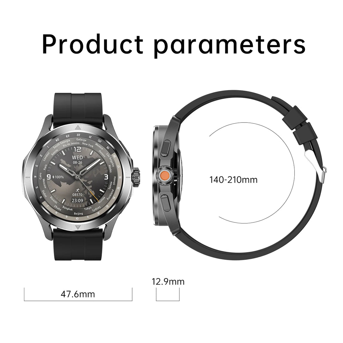 Xiaomi S4 Ultra Smartwatch for – Fitness & Bluetooth Call