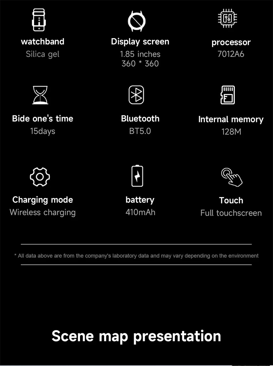 Huawei 1.85" Sport Smartwatch – GPS & Heart Rate