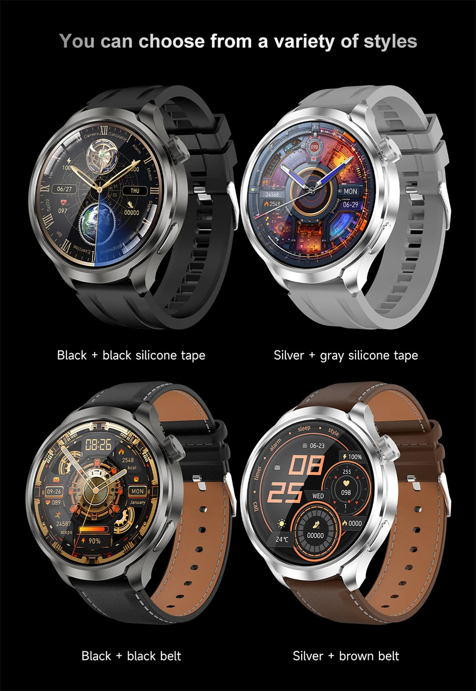 Huawei 1.85" Sport Smartwatch – GPS & Heart Rate