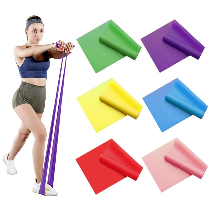 Long Resistance Training Bands – Yoga, Pilates & Strength Exercise