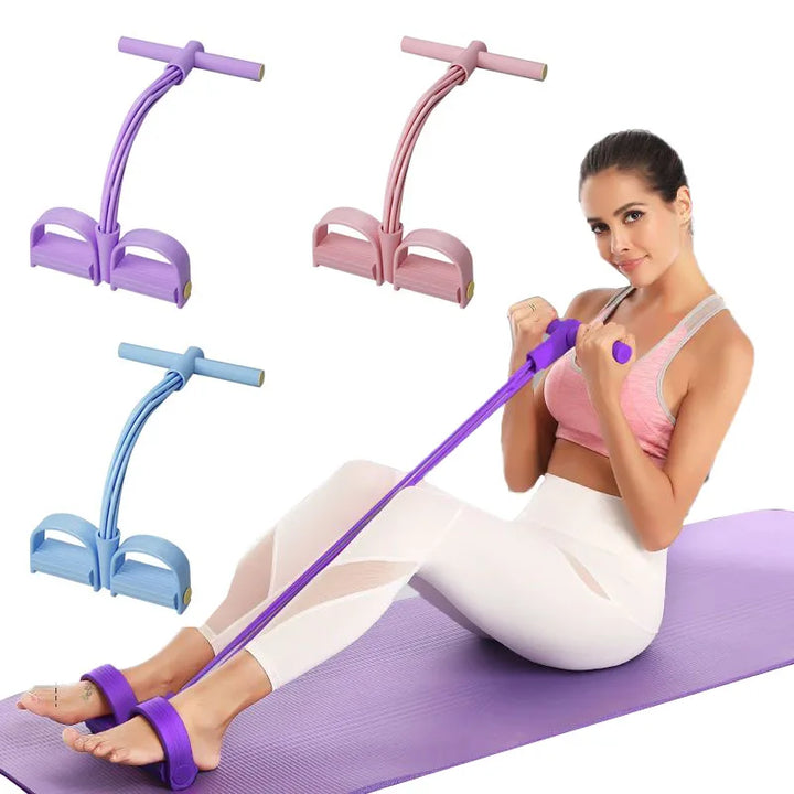 6-Tube Resistance Bands – Multi-Function Fitness Trainer