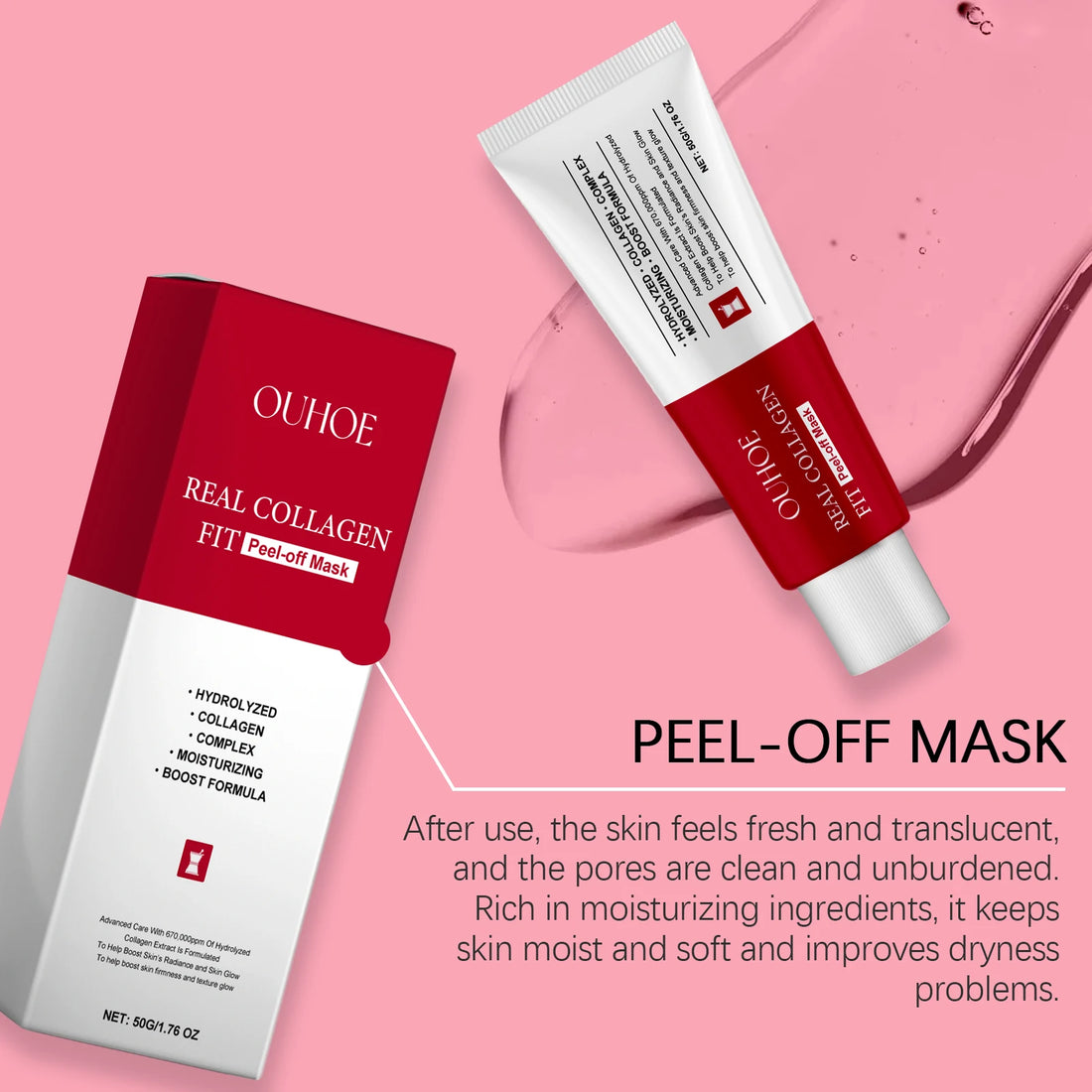 Collagen Peel-Off & Overnight Hydrating Mask – Korean Skincare