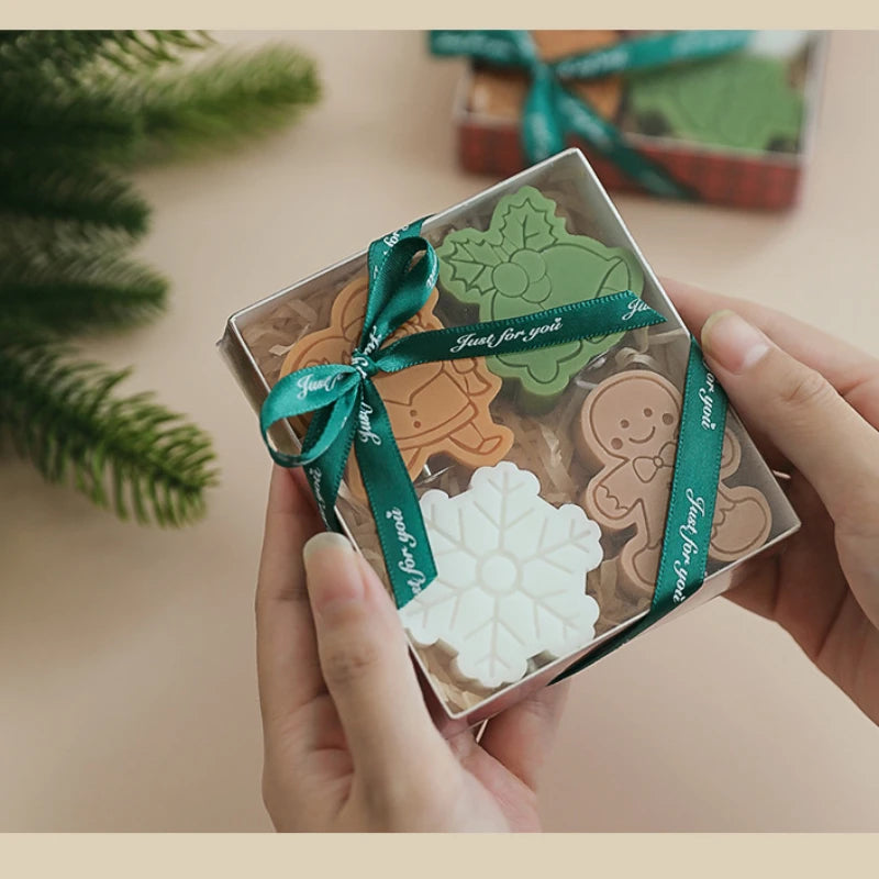 4-Piece Christmas Scented Candle Set with Box