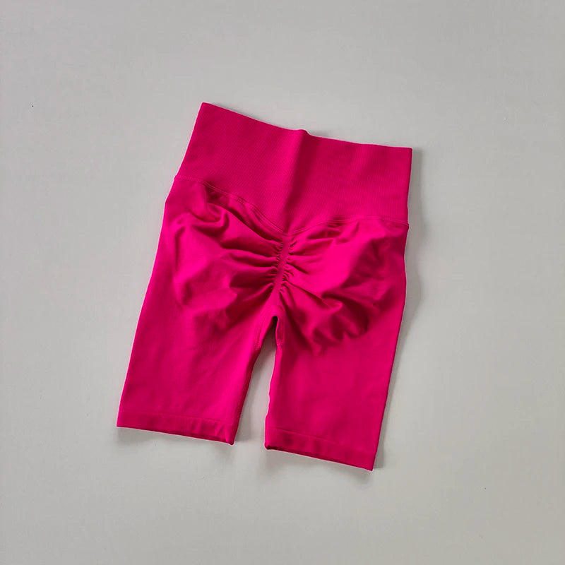 Women’s High Waist Yoga & Fitness Shorts – Tummy Control