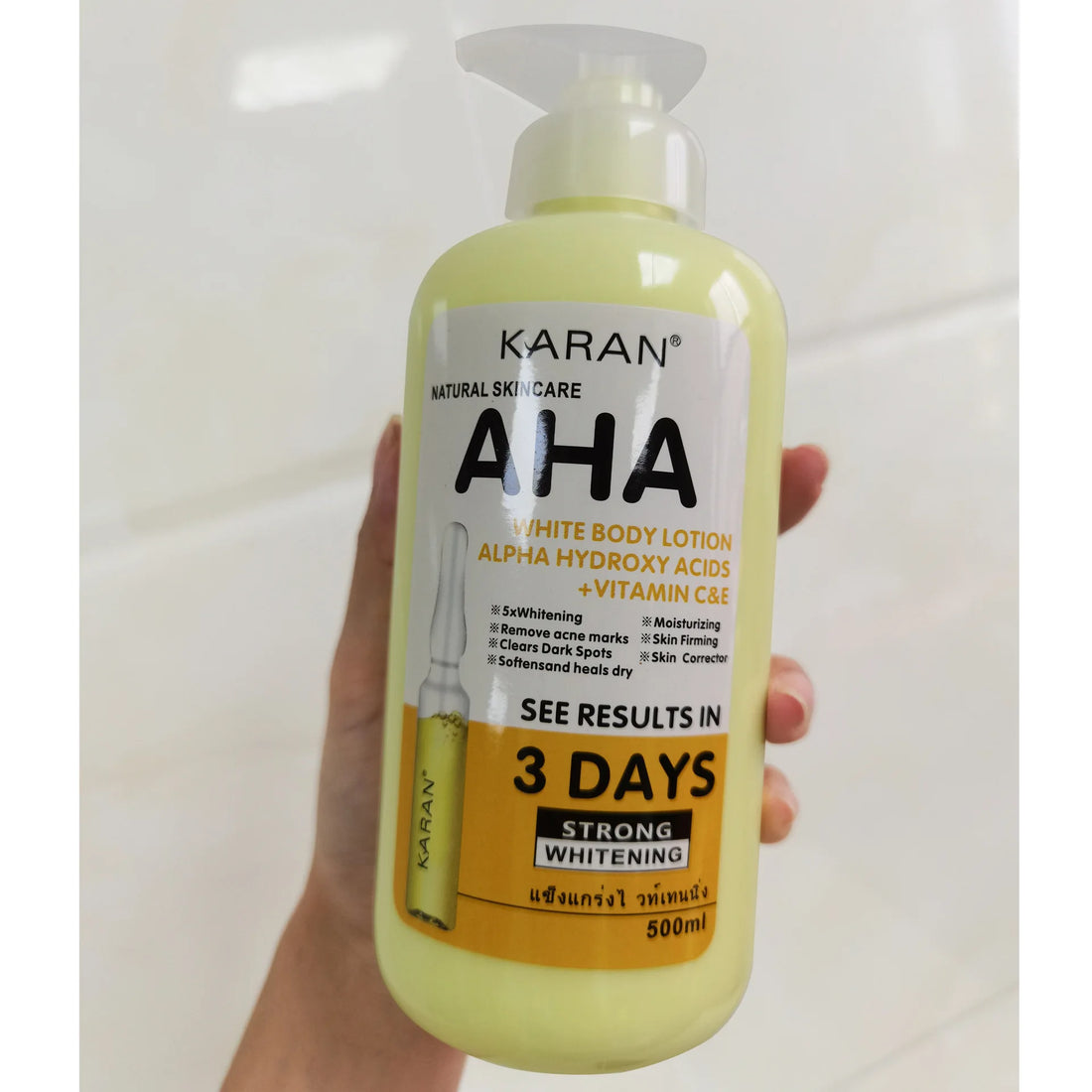 Whitening Body Cream – Hydroxy Acids & Vitamin C&E