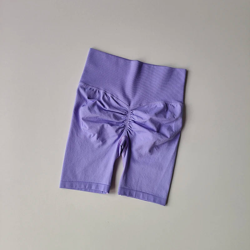 Women’s High Waist Yoga & Fitness Shorts – Tummy Control