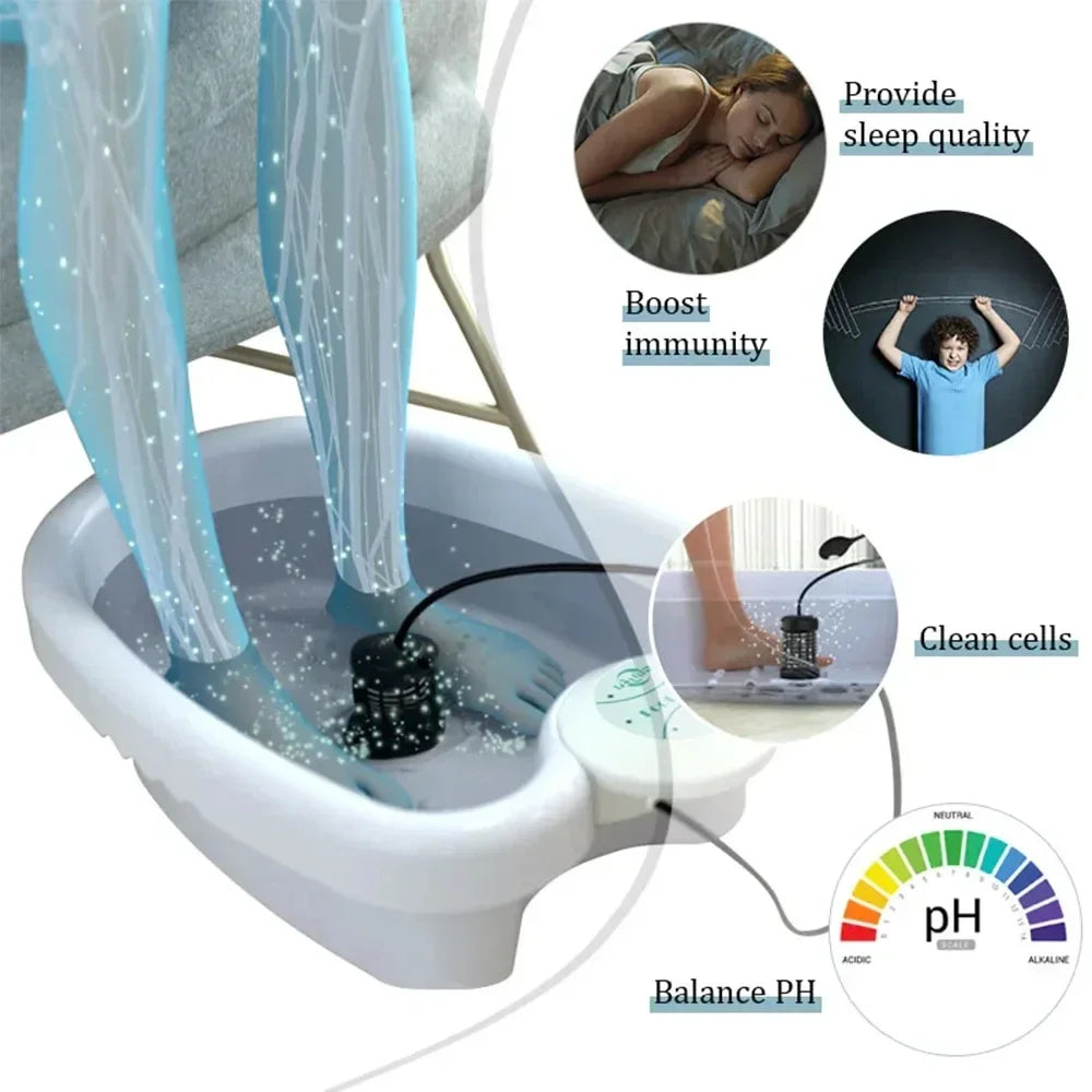 Detox Ionic Foot Spa Bath – Massage & Fatigue Relief