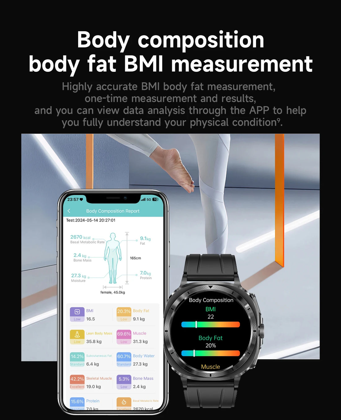 2025 Xiaomi Health Smartwatch – Body Analysis & ECG