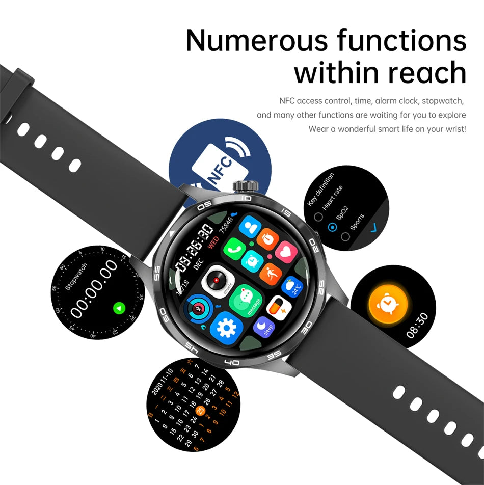 Huawei GT5 Pro GPS Smartwatch – AMOLED Heart Rate