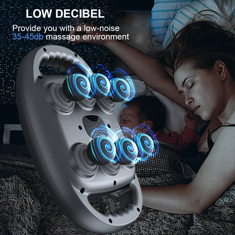 Professional Six-Head Fascia Gun Muscle Massager