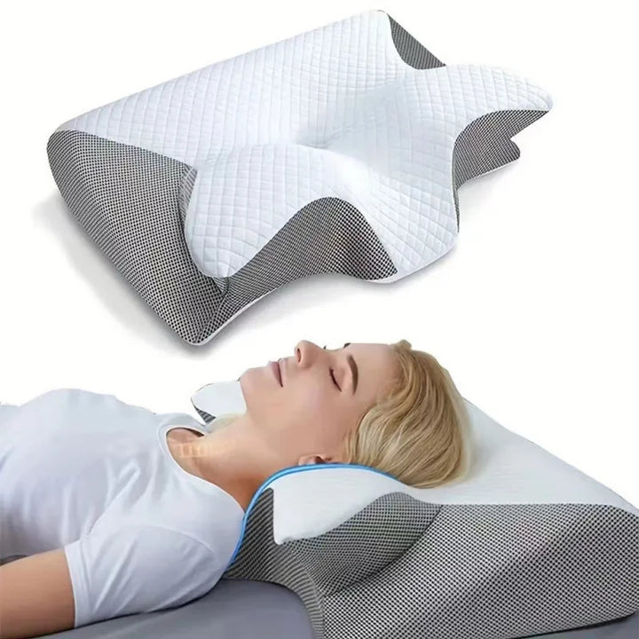 Butterfly Memory Foam Cervical Pillow with Neck Support