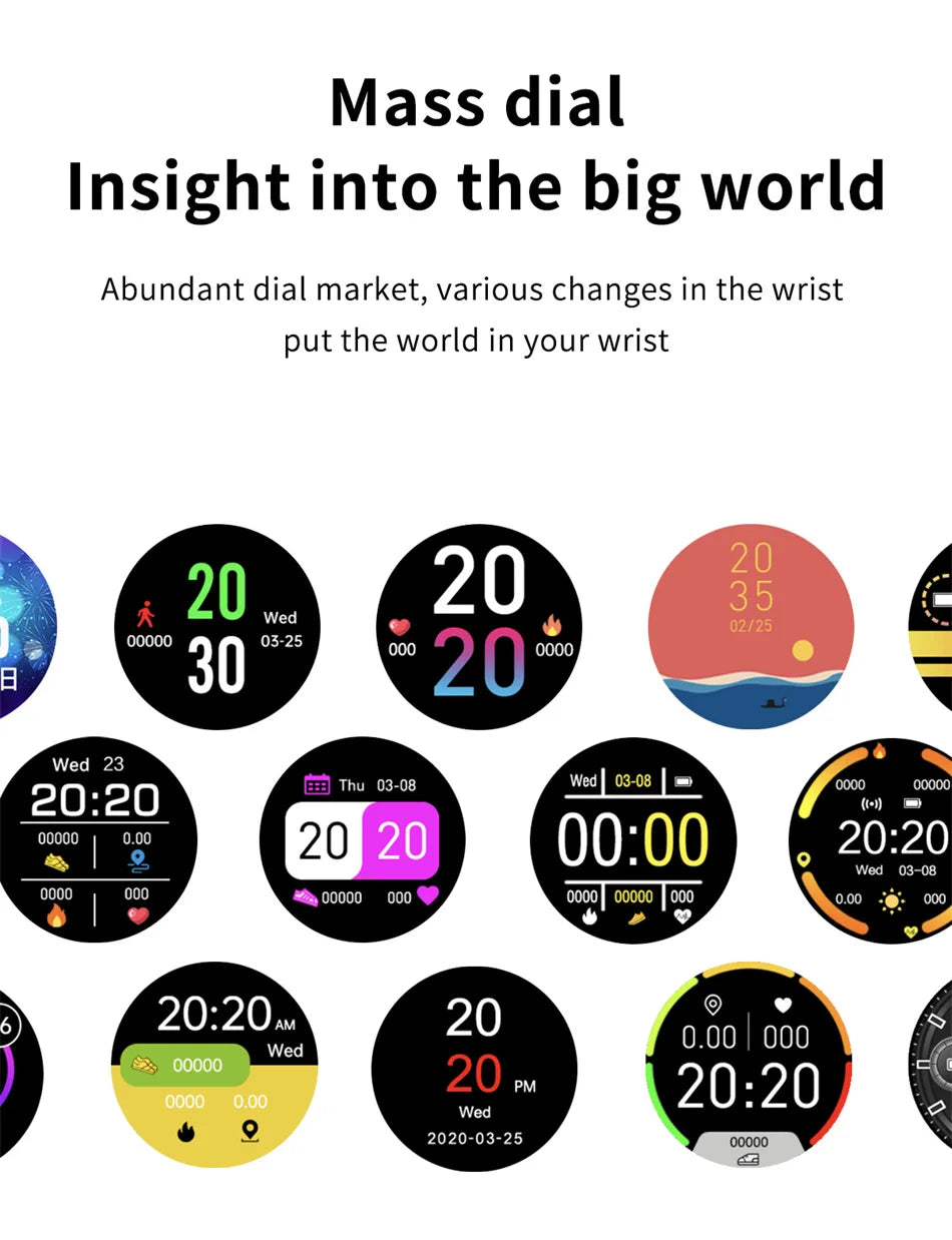 Smartwatch for Men – Fitness & Bluetooth Call