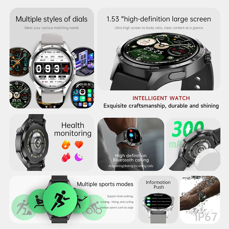 Huawei GT5 Pro GPS Smartwatch – AMOLED Heart Rate