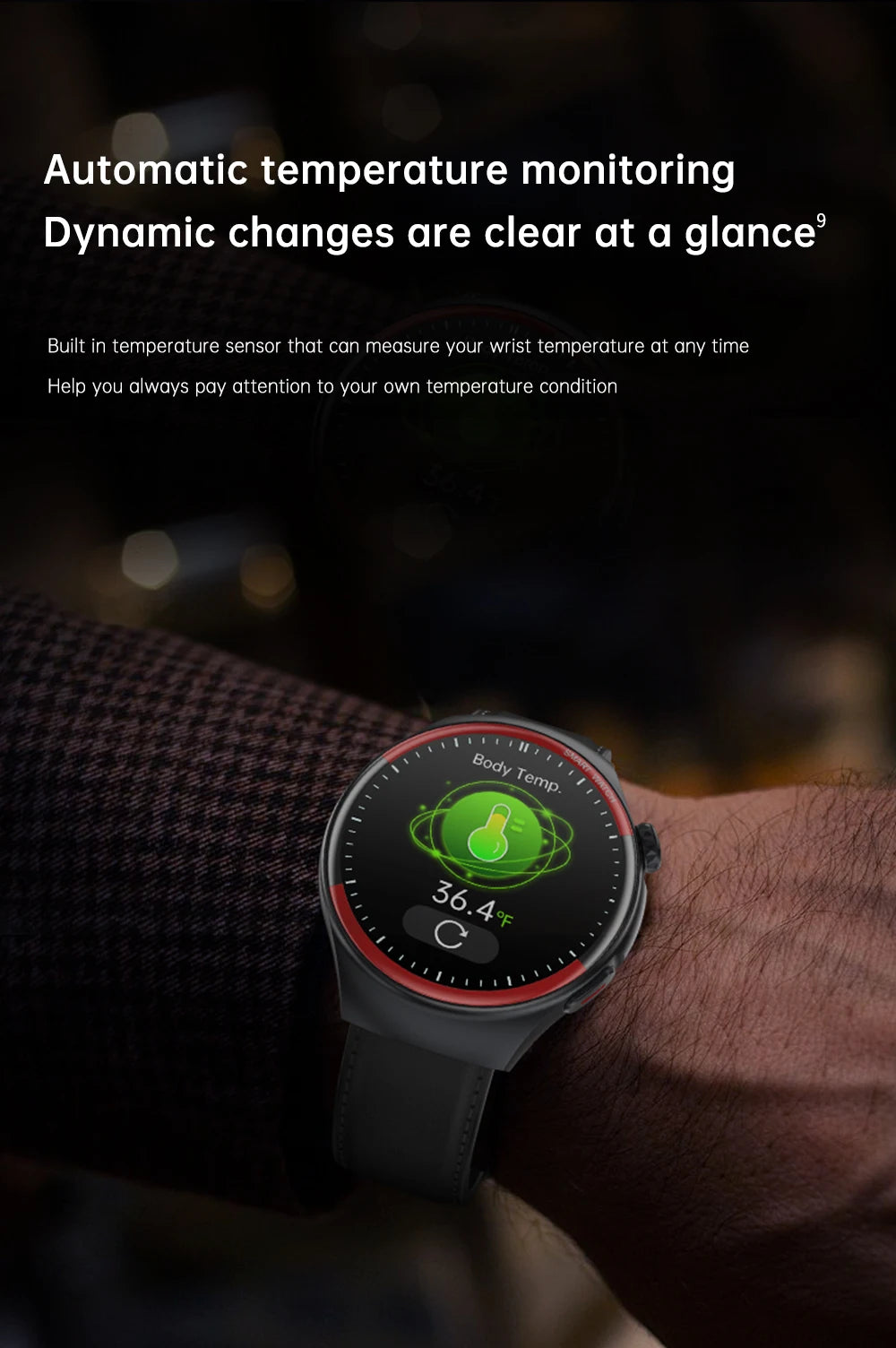 2025 Nursing Health Laser Smartwatch – Blood Pressure & Heart Monitor