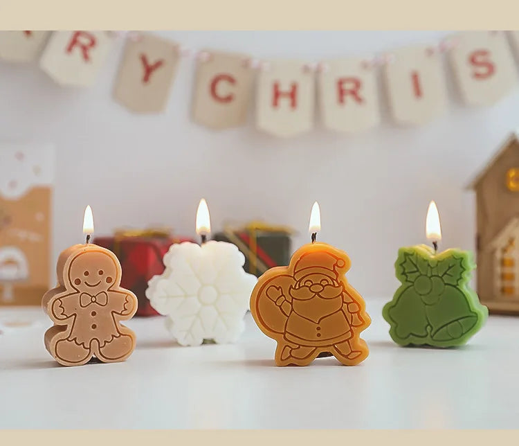 4-Piece Christmas Scented Candle Set with Box