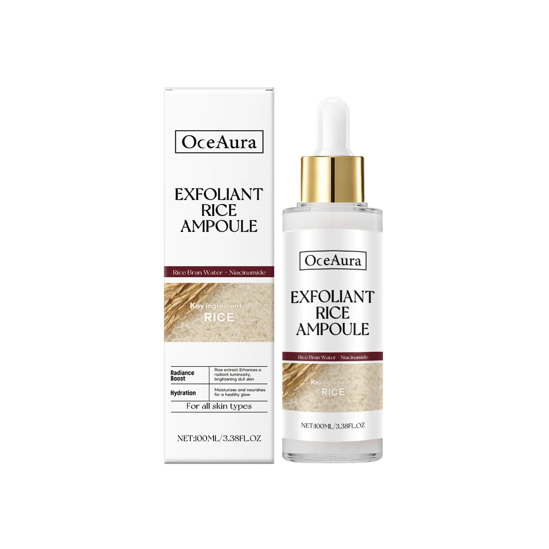 Black Rice Exfoliating Facial Serum – Pore Cleansing & Brightening
