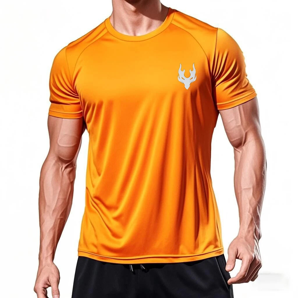 Men’s Quick-Dry Running & Sports T-Shirt – Summer Gym Tee