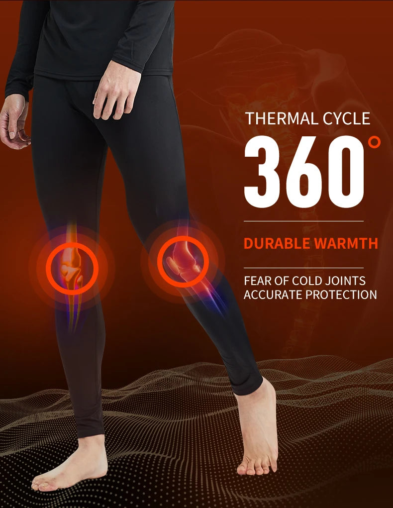 Men’s Warm Plush Sports Pants – Slim Fit & High Elasticity