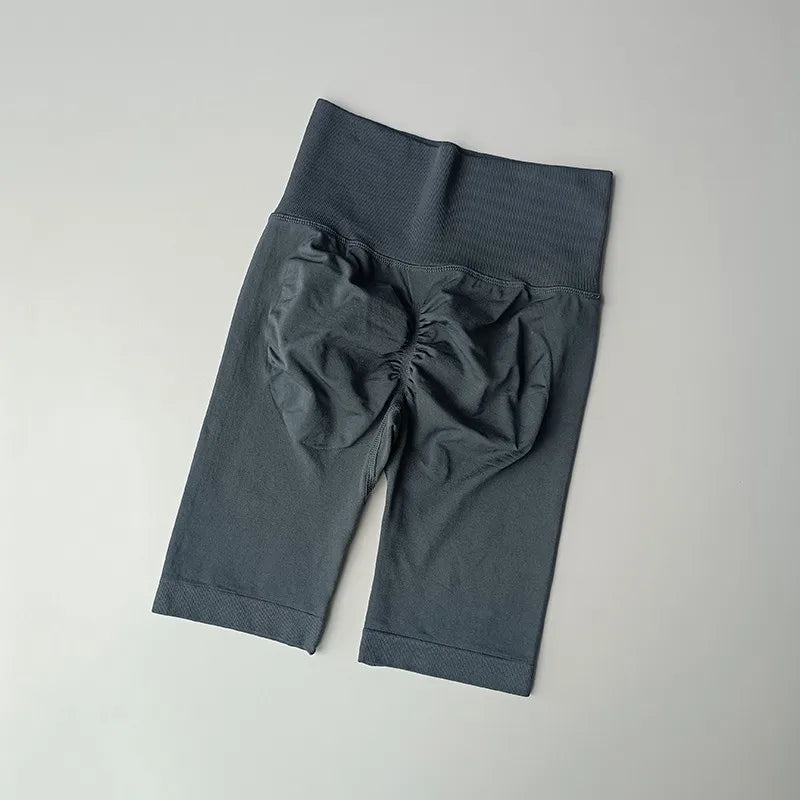 Women’s High Waist Yoga & Fitness Shorts – Tummy Control