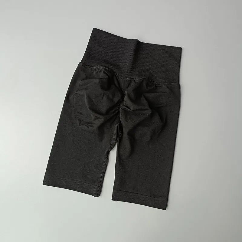 Women’s High Waist Yoga & Fitness Shorts – Tummy Control