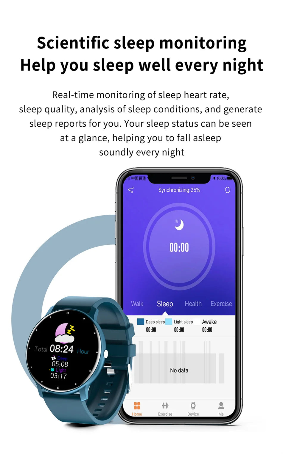 Smartwatch for Men – Fitness & Bluetooth Call