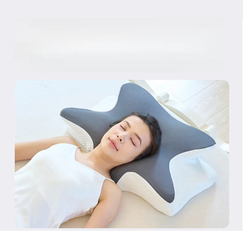 Butterfly Memory Foam Cervical Pillow with Neck Support