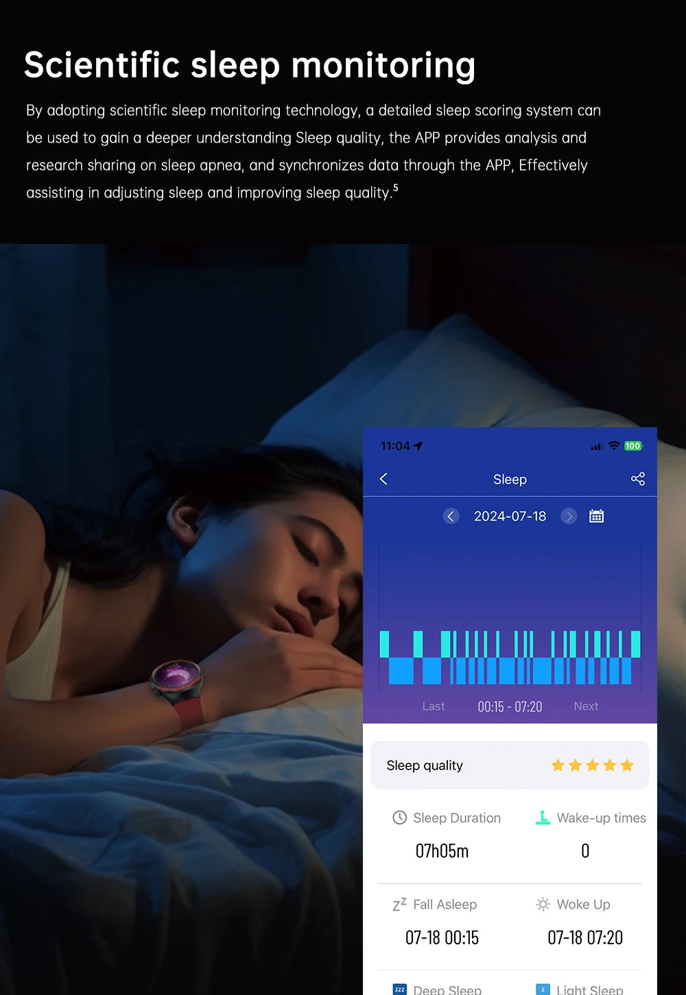 2025 Nursing Health Laser Smartwatch – Blood Pressure & Heart Monitor