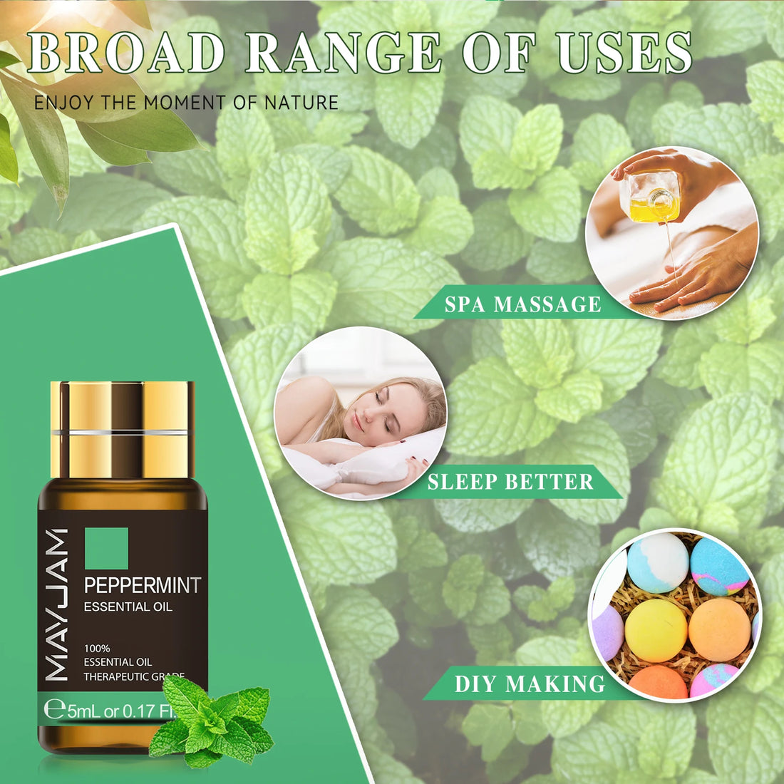 MAYJAM 35-Piece Essential Oils Set for Diffuser & Home