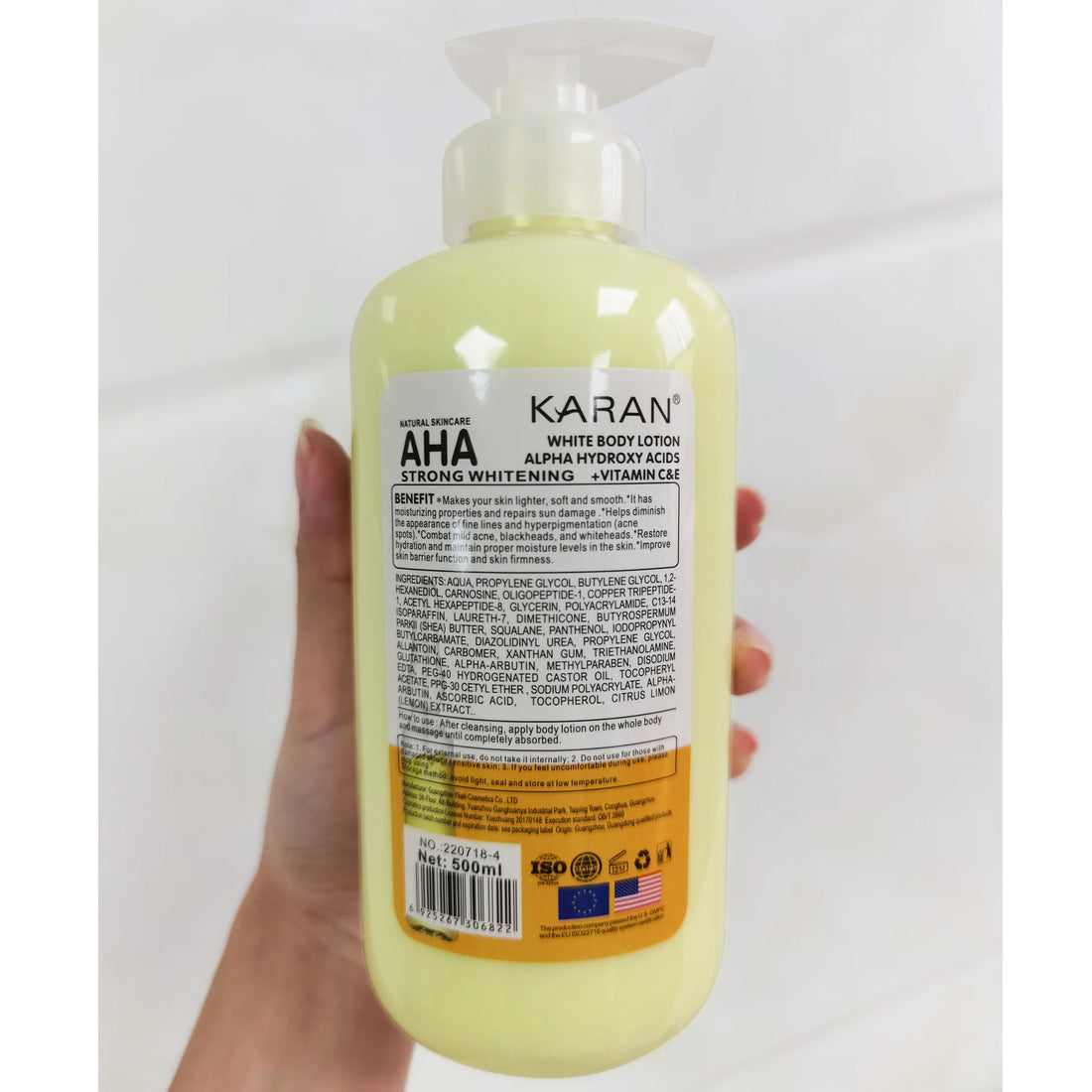 Whitening Body Cream – Hydroxy Acids & Vitamin C&E