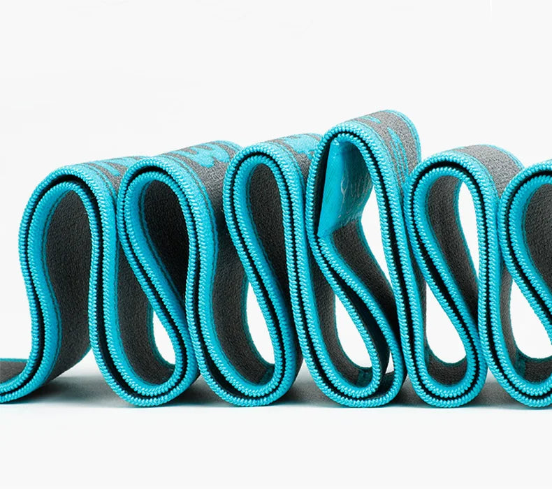 Elastic Yoga Stretching Strap with Loops – Pilates & Dance