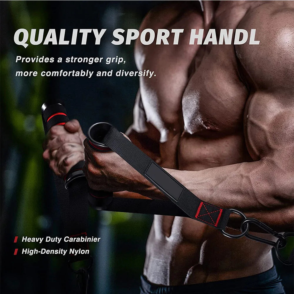 Triceps Lowering Rope – Fitness Pull Down Handles