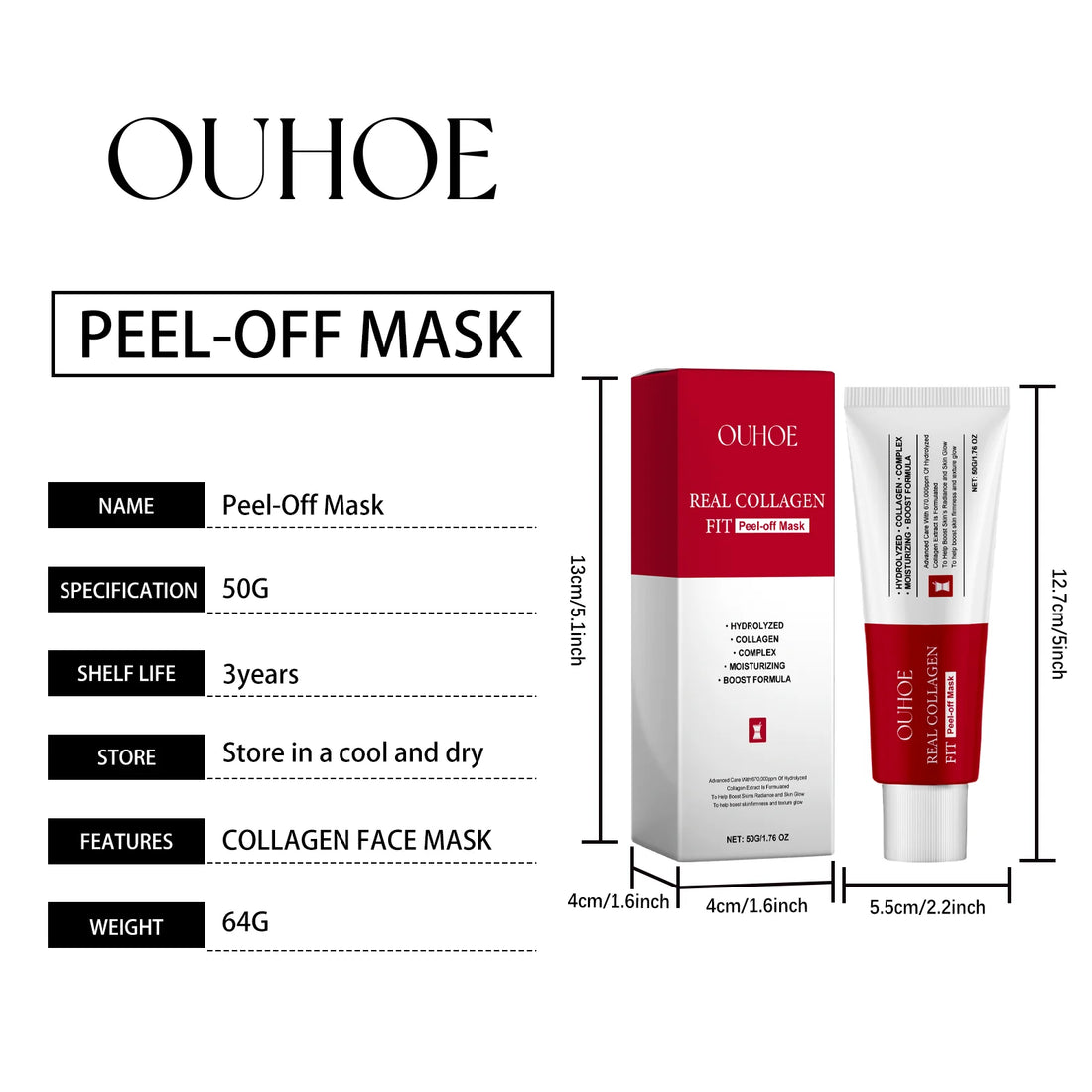 Collagen Peel-Off & Overnight Hydrating Mask – Korean Skincare