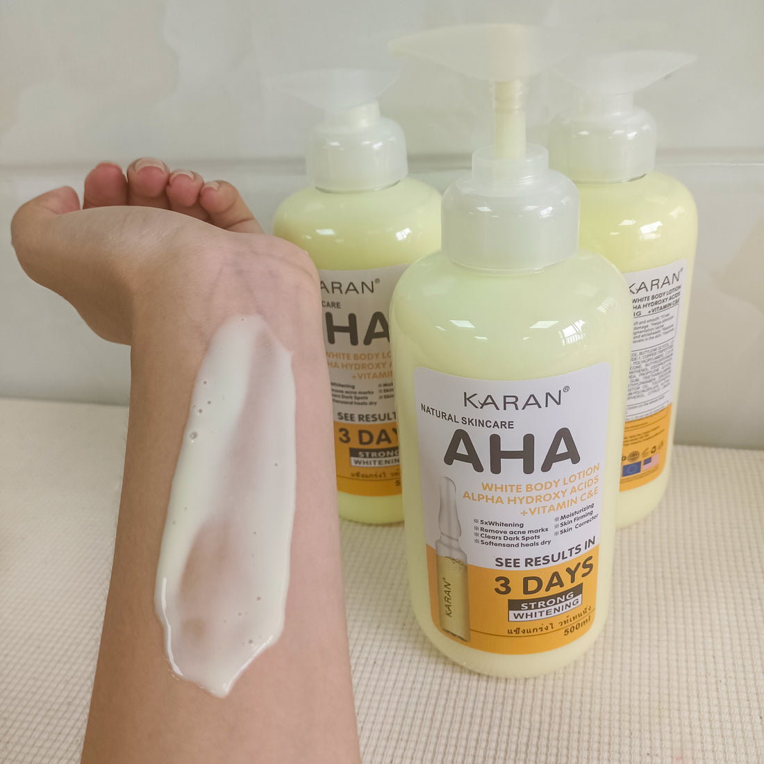 Whitening Body Cream – Hydroxy Acids & Vitamin C&E