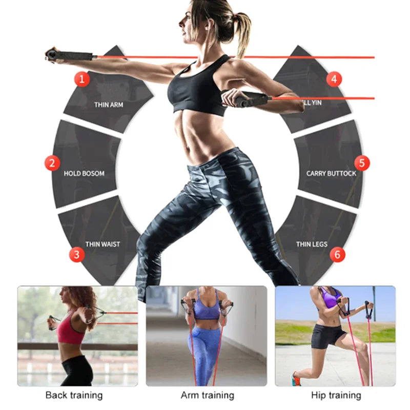 Resistance Bands with Handles – Strength & Home Workout
