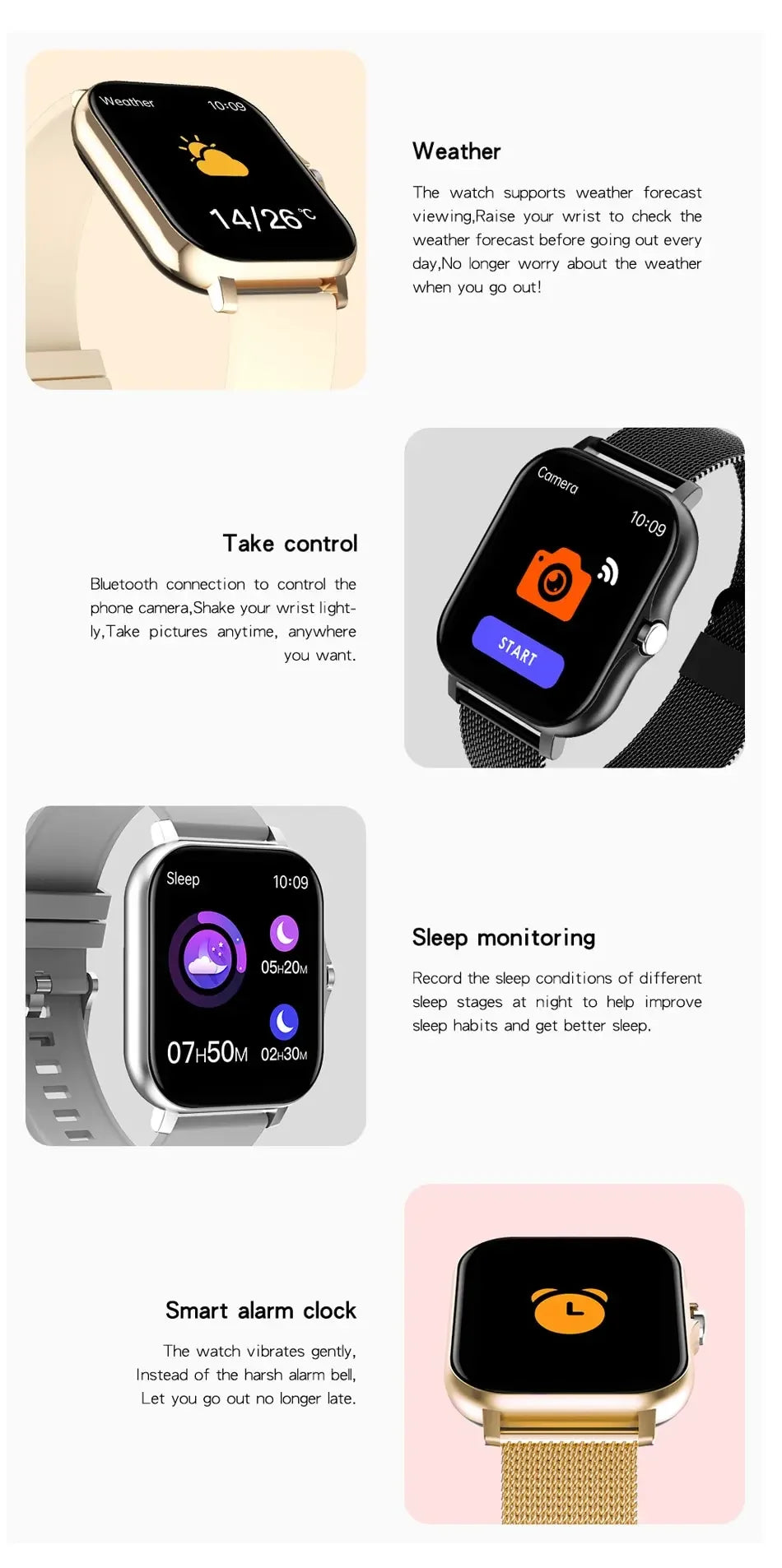2024 Bluetooth Call Smartwatch – Fitness Tracker & Waterproof
