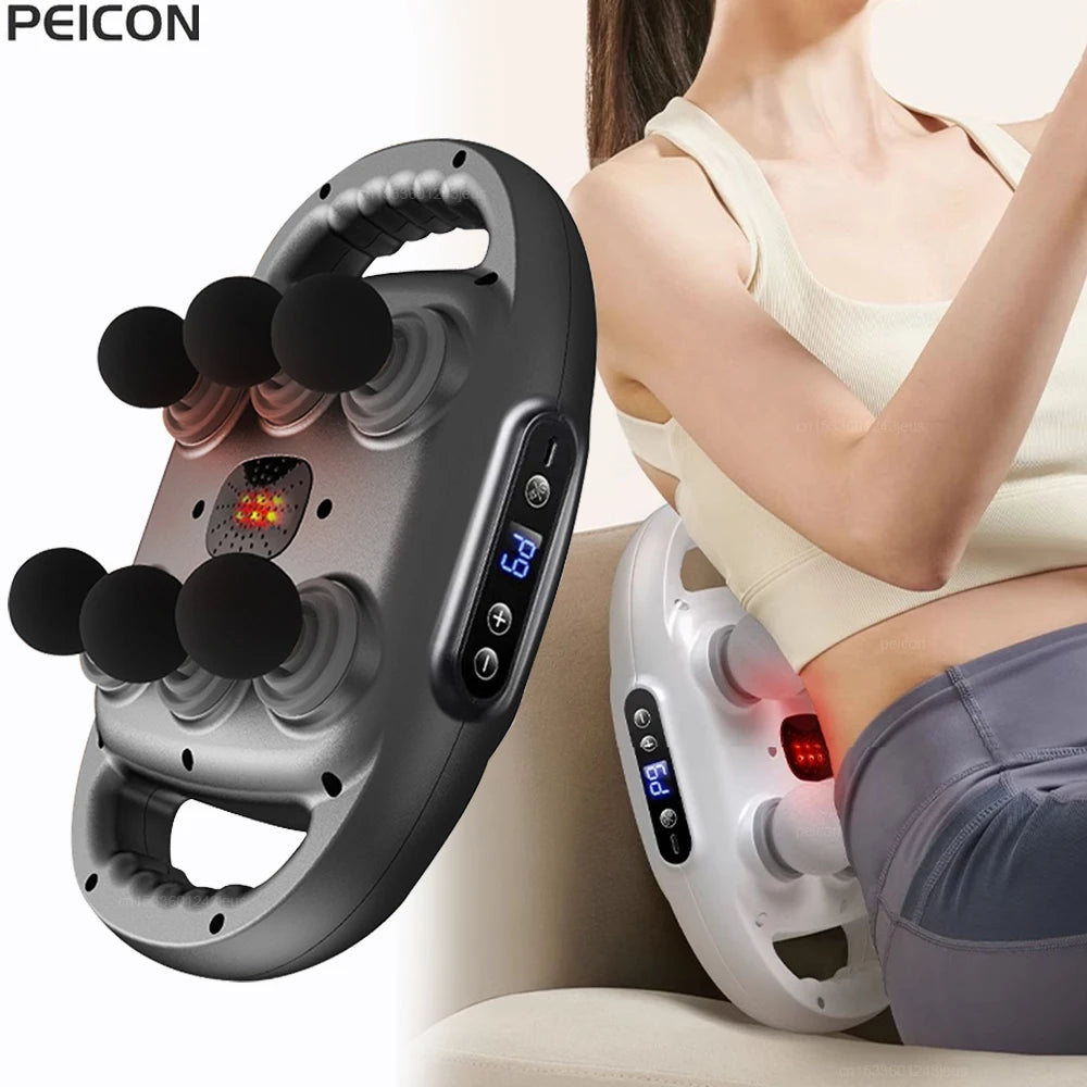 Professional Six-Head Fascia Gun Muscle Massager