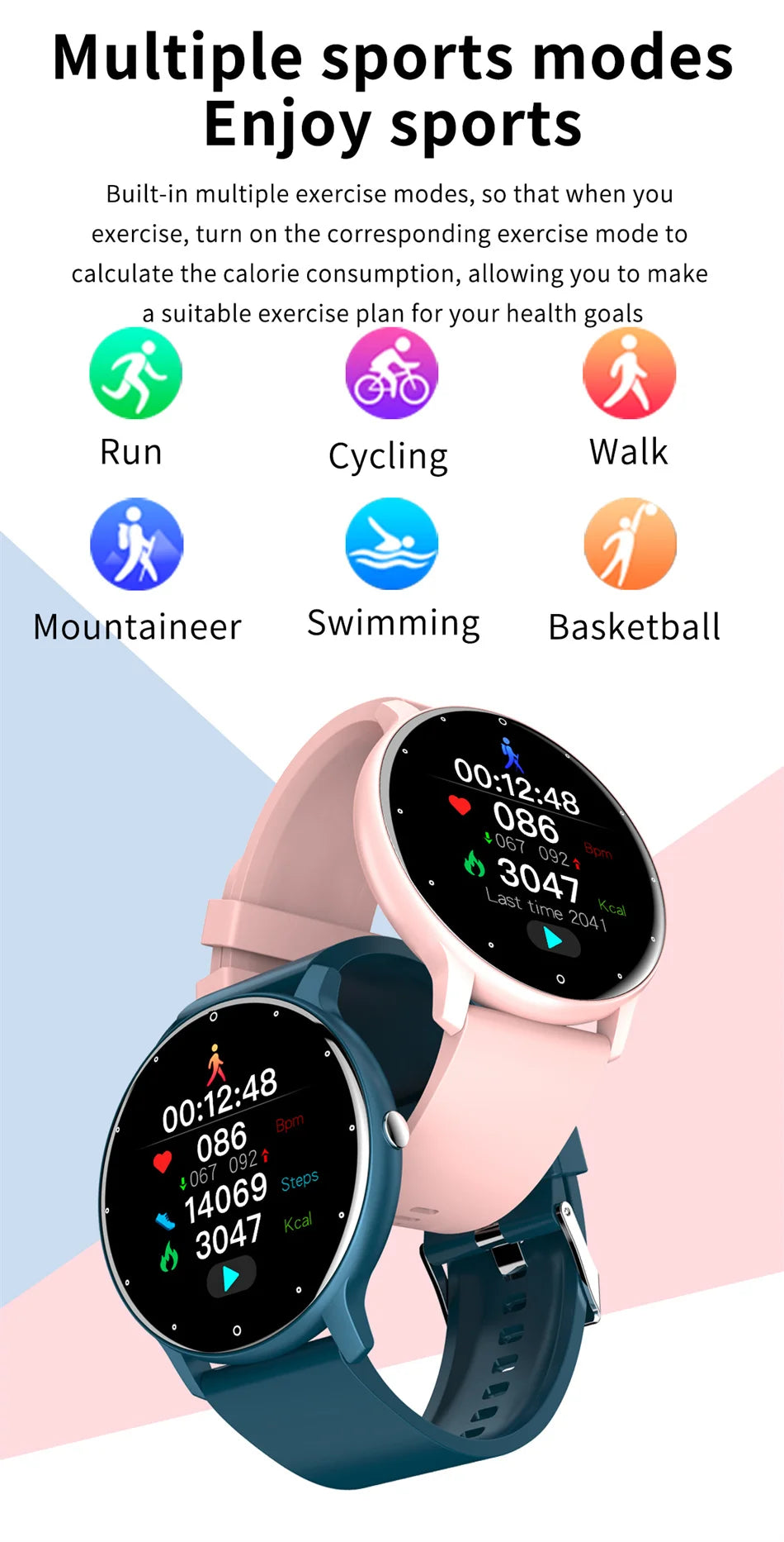 Smartwatch for Men – Fitness & Bluetooth Call
